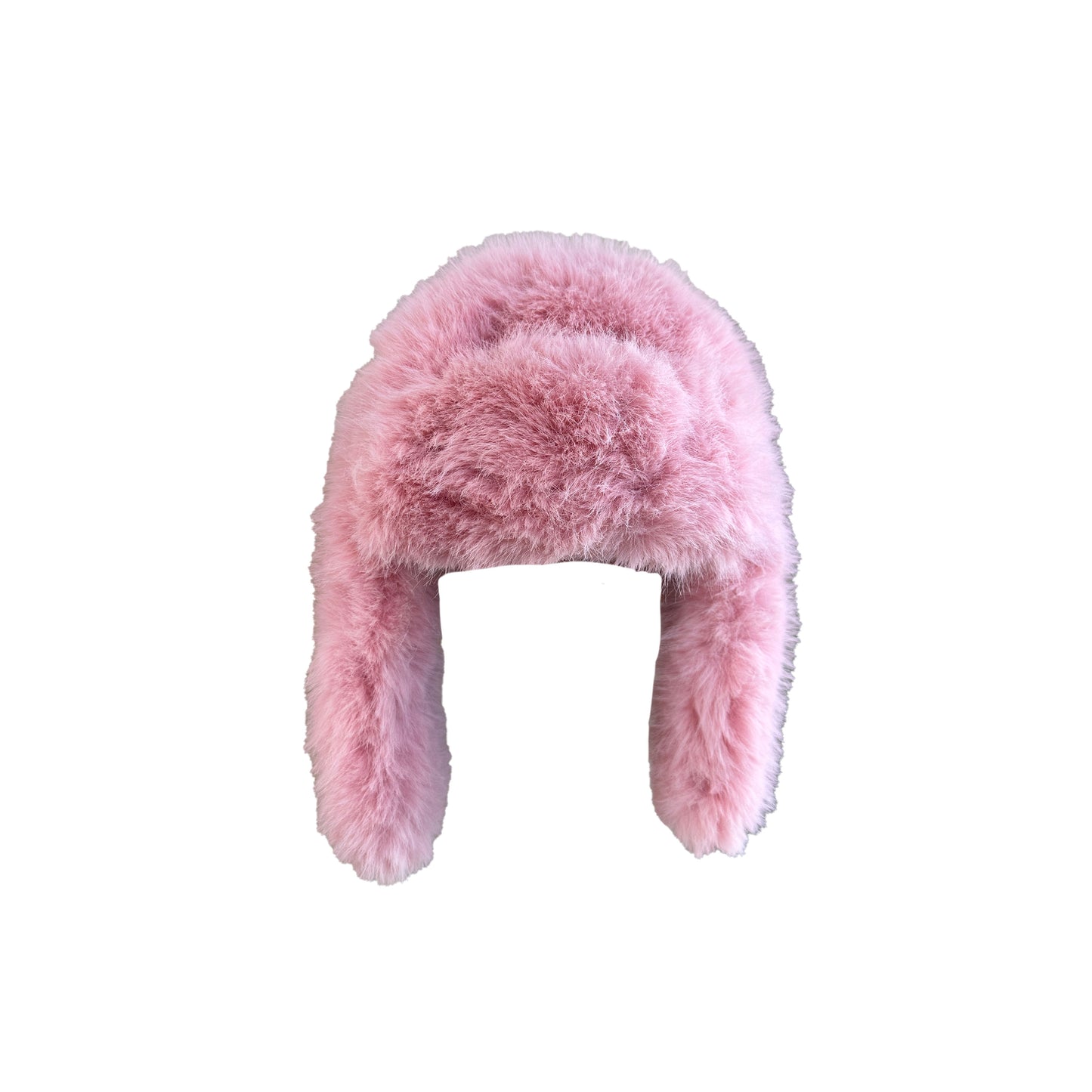 Pink Faux Fur Winter Hat