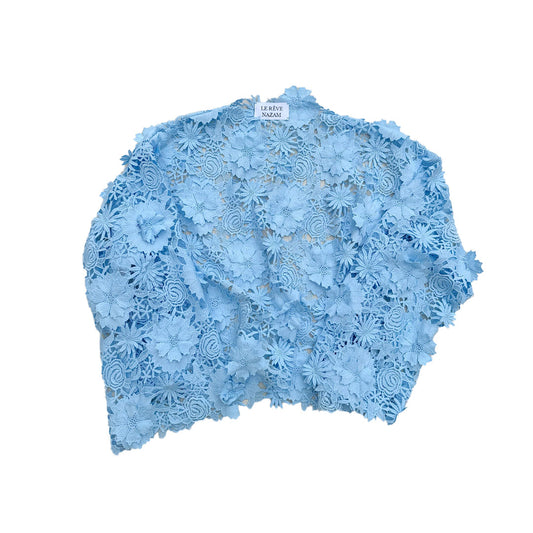 French guipure lace shirt