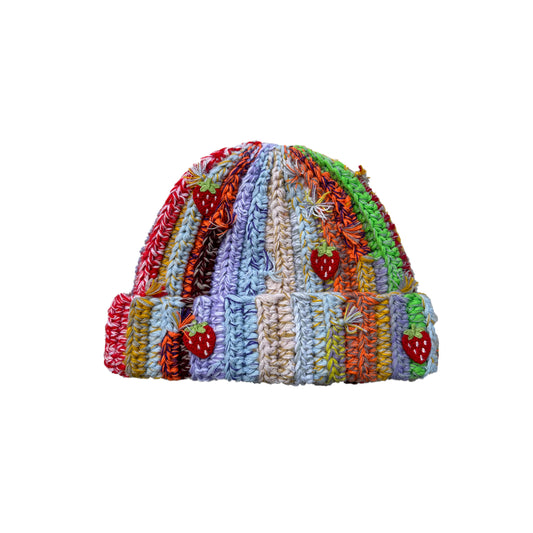 Knitted multicolor beanie